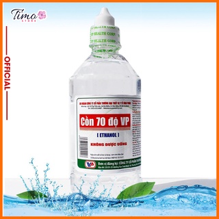 Cồn 70 độ VP cồn y tế sát khuẩn, khử trùng tránh truyền nhiễm, thơm nhẹ không khô da chai 500ML