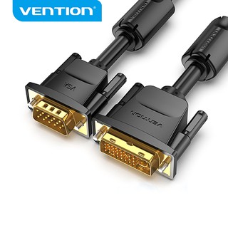 Cáp Nối VENTION Chuyển Đổi VGA DVI-I 24 + 5 Sang VGA HD 15pin Cho Laptop PC
