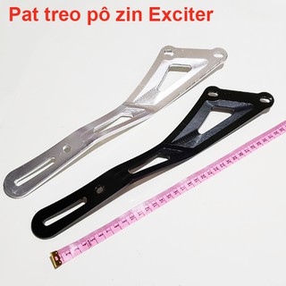 PAT TREO PÔ ZIN CHO EXCITER NHÔM ĐEN | BẠC