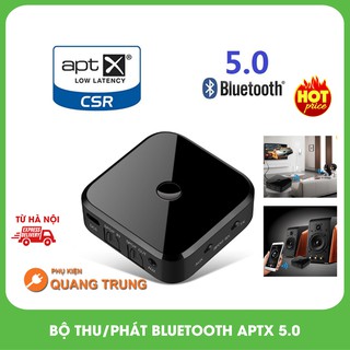 Bộ thu phát bluetooth cao cấp aptx chuẩn 5.0,hỗ trợ cổng quang