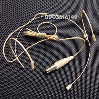 Micro đeo tai Sennheiser đầu Jack canon mini kiểu hạt gạo