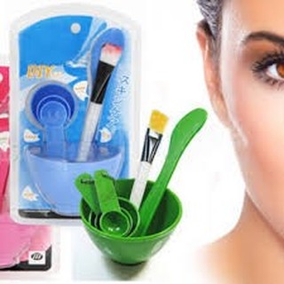 Bộ dụng cụ trộn mặt nạ kèm cọ rửa mặt