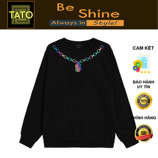 Áo Sweater in hình Money Necklace Phản Quang 7 màu Áo nỉ Nam Nữ Dài tay Unisex in hiệu ứng Hologram