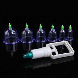 Bộ Giác Hơi 6 CỐC Kèm Phụ Kiện - Ống Giác Hơi Chân Không, Không Dùng Lửa - Hỗ Trợ Khỏi Cảm Nắng, Gió