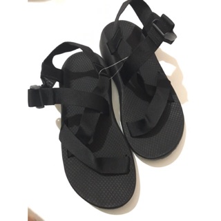Dép sandal Chaco đen vải dù chính hãng