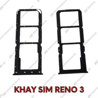 Khay sim oppo reno 3 xanh và đen