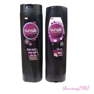 Dầu gội- xả Sunsilk 320g óng mượt rạng ngời