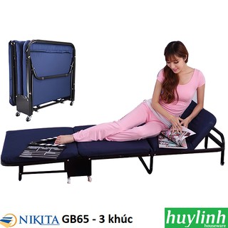 Giường gấp xếp nâng đầu Nikita GB65 - 3 khúc