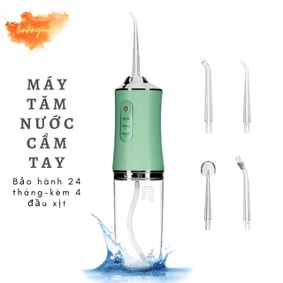 Máy Tăm Nước cầm tay - Tăm nước vệ sinh răng miệng cực sạch công nghệ Châu âu - 3 chế độ xịt