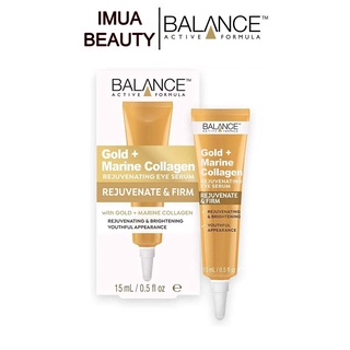 Kem Vàng Giảm Thâm Quầng Mắt Balance Gold Collagen + Marine Rejuvenating Eye Serum 15ml