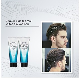 Ép side tóc chuyên nghiệp cho Nam BRITISH M Men's Style Down Perm