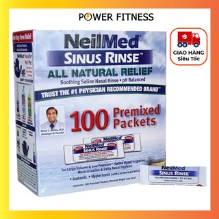 Muối rửa mũi sinh lý tự pha kết hợp cho bình rửa mũi Waterpulse Power Fitness