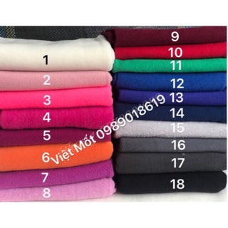 Vải nỉ mềm Handmade làm thú bông, gối bông (55x150cm)