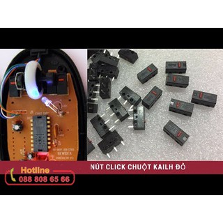 Combo 5 Nút click chuột Kailh đỏ 20 triệu lượt bấm 20M