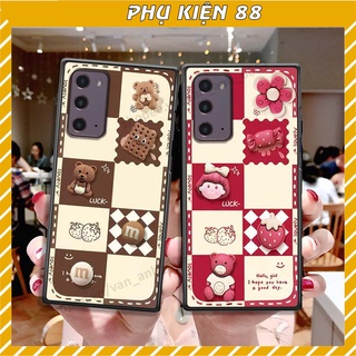 Ốp lưng Samsung Note 20 hình gấu, kẹo dễ thương cute