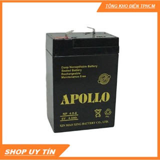 Bình ắc quy khô APOLLO 6V 4AH - NP 4-6