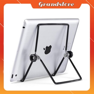 Giá đỡ ipad, máy tính bảng, tablet gấp gọn Pad2 Stand khung kim loại phủ sơn tĩnh điện có thể điều chỉnh góc nghiêng