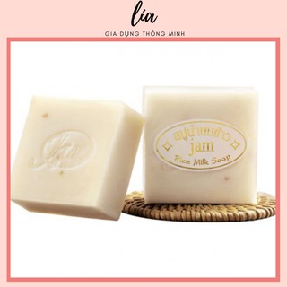 LỐC 12 BÁNH  XÀ PHÒNG CÁM GẠO-XÀ PHÒNG TRẮNG DA THÁI LAN JAM RICE MILK SOAP
