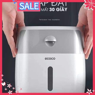 (SIÊU SALE) Hộp đựng giấy vệ sinh hai trong một ecoco mẫu mới mã 02 hot hit(BÁN BUÔN GIÁ RẺ) (FREE SHIP)