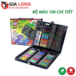 Hộp Màu 150 Chi Tiết Đa Dạng Màu Sắc Cho Bé Tập Tô, Hộp Màu Cho Bé Thỏa Sức Sáng Tạo