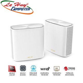 Bộ phát WIFI ASUS XD6 (W-2-PK) Mesh wifi 6 Chuẩn AX5400