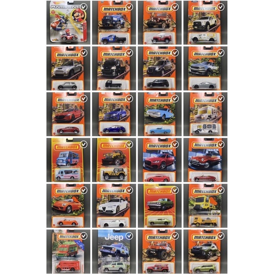 Xe mô hình tỷ lệ 1/64 mô phỏng ô tô Matchbox basic các loại khác nhau - KentNgoShop