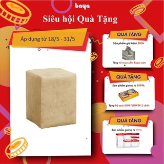 Ghế Đôn BAYA MINNEAPOLIS Thiết Kế Mặt Vuông Màu Sắc Trang Nhã Dễ Dàng Kết Hợp Với Nhiều Nội Thất Khác Kích Thước W30xH40