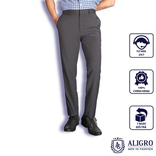 Quần âu nam Aligro dáng suông nhẹ thoải mái tinh tế thời thượng văn phòng công sở ALGO1035