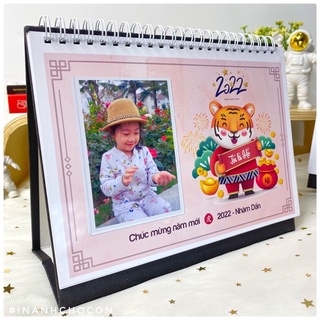 Lịch để bàn - In hình theo yêu cầu