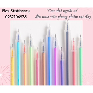 BÚT DẦU NHIỀU MÀU PHONG CÁCH ĐƠN GIẢN NGÒI 0.5MM
