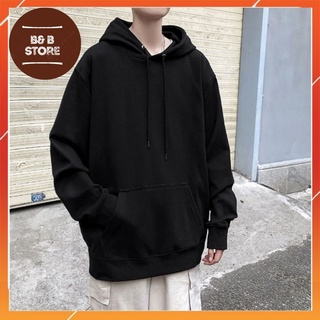 [ FREE_SHIP ] ÁO KHOÁC HOODIE UNISEX MÀU ĐEN TRƠN FORM RỘNG NAM NỮ CHẤT VẢI NỈ CỰC ĐẸP ÁO KHOÁC HOODIE LOCAL BRAND
