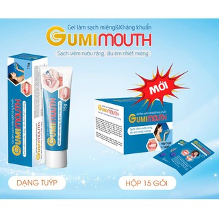 [CHÍNH HÃNG] Gel làm sạch miệng và kháng khuẩn GUMIMOUTH tuýp 15g