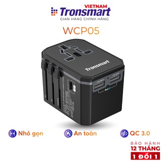 Củ sạc nhanh chuyển đổi đa năng Tronsmart WCP05 Sạc nhanh QC 3.0, PD - Hàng chính hãng - Bảo hành 12 tháng 1 đổi 1