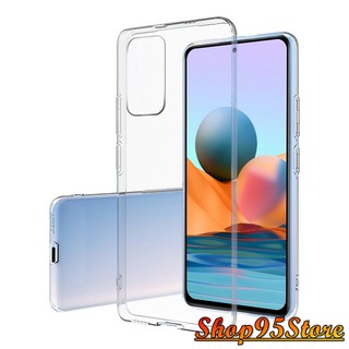 Ốp lưng silicon Xiaomi Redmi Note 10 / Note 10 pro trong suốt