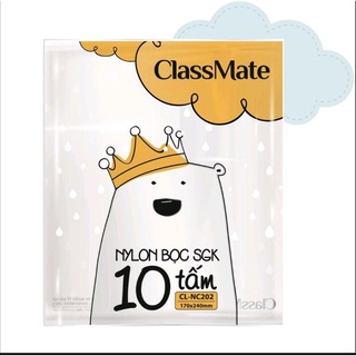 Bọc sách giáo khoa nilon bọc sách Classmate (10 tờ)