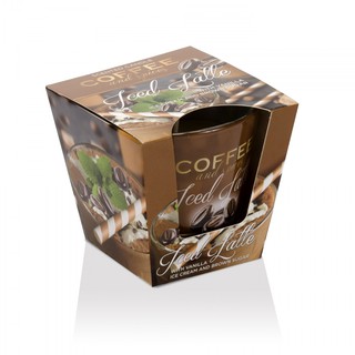 Ly nến thơm Bartek Candles BAT5178 Iced Latte Coffee 115g (Hương vanilla, cà phê latte)