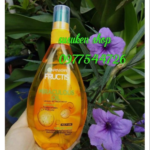 Dầu dưỡng tóc Garnier fructis