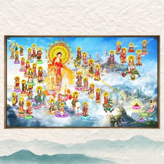 TRANH CANVAS: TÂY PHƯƠNG CỰC LẠC 60X35