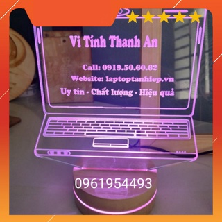 Quà Tặng Đèn Led 3D LapTop- Quà tặng độc đáo khắc theo yêu cầu