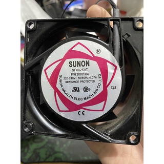 CHÍNH HÃNG  Quạt Tản Nhiệt SUNON  220V 8x8 cm SF8025AT(chuẩn hãng) - 9x9 cm SF9225AT