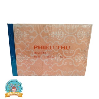 Phiếu thu 3 liên 50 bộ khổ 13cmx19cm