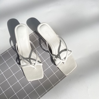 Guốc Nữ Xỏ Ngón - Dép Cao Gót Mũi Vuông Đế Nhọn dễ phối đồ, vô cùng điêu đà dành cho các cô nàng bánh bèo G501