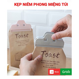 Kẹp nhựa niêm phong miệng túi thực phẩm/ Kẹp giữ chặt miếng túi bảo quản thực phẩm