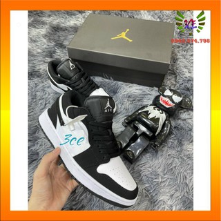 Giày thể thao sneaker panda trắng đen cổ thấp