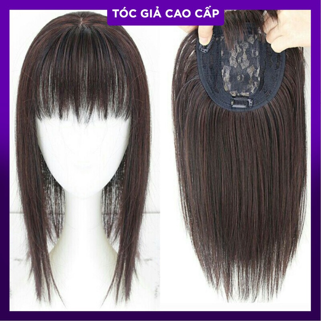 Tóc mái chế hói cao cấp