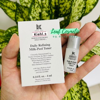 [ Mini 4ml ] Toner dạng sữa loại bỏ tế bào chết dịu nhẹ Kiehl.s Daily Refining Milk-Peel