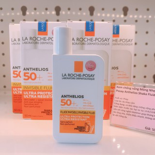 Kem Chống Nắng Dạng Sữa Lỏng Mỏng Nhẹ La Roche-Posay Anthelios Invisible Fluid SPF 50+ 50ml