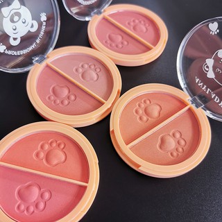 Phấn Má Hồng 2 Ngăn Anylady Bear Blush 706B Siêu Xinh