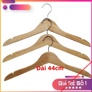 Móc gỗ áo vai ngang chuyên dùng cho shop thời trang nam nữ dài 44cm.