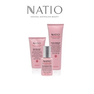 Combo Dưỡng Ẩm Da Tươi Trẻ Natio Sữa Rửa Mặt 100ml + Tinh Chất Dưỡng Ẩm 30ml + Kem Dưỡng Ẩm 75ml